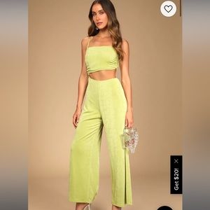Lime green jumpsuit